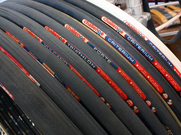 Challenge is best known for its 'cross tires but the company also offers a far more comprehensive range of road rubber with various treads and sizes available depending on the application.