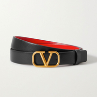 VALENTINO Valentino Garavani VLOGO reversible leather belt - £260 at Net-A-Porter