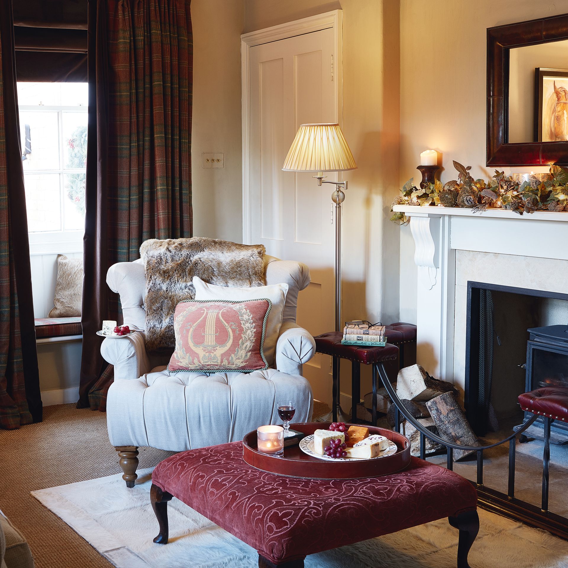 Christmas house: an elegant Queen Anne home in the country | Real Homes