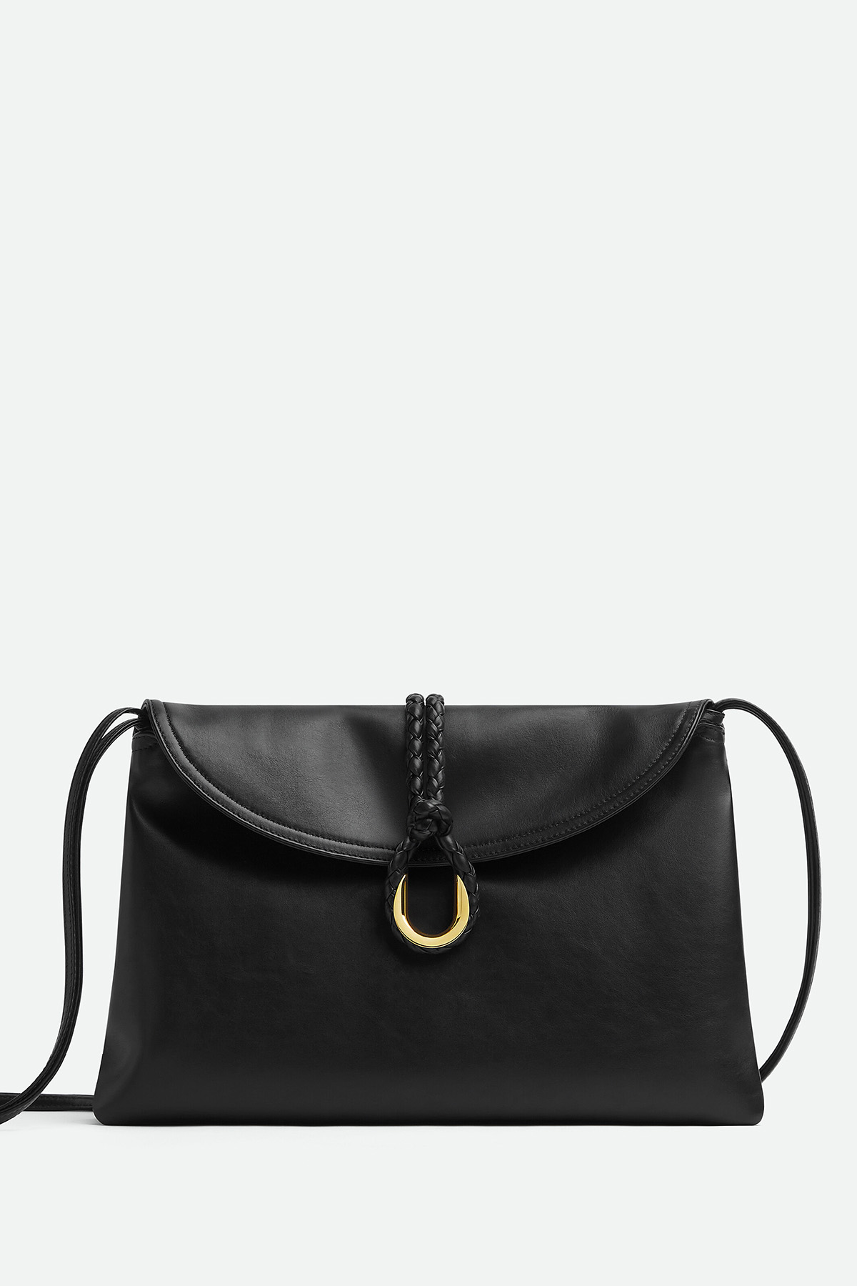 Liberta medium flap leather shoulder bag