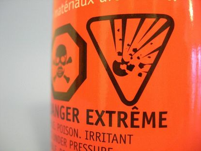 Orange Danger Extreme Sign