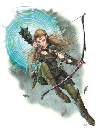 50th anniversary of Dungeons & Dragons; an archer