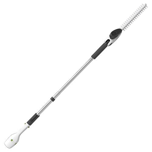 Gtech Lht50 Lightweight Hedge Trimmer | Cordless | 60 Mins Runtime | 7 Head Positions | 14 Mm Cutting Width | 10 Ft Reach