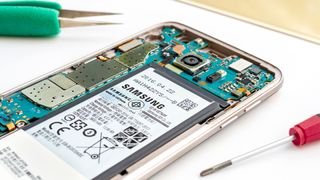Samsung phone under reapir