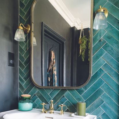5 small green bathroom ideas for a serene scheme | Ideal Home