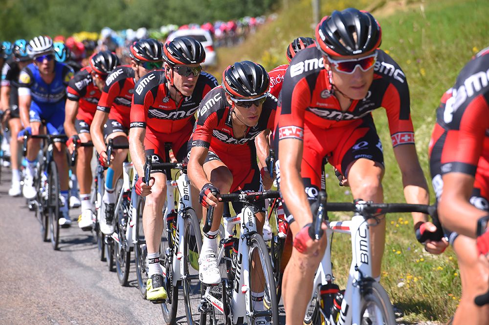 BMC drive the pace during stage 16 of the Tour de France