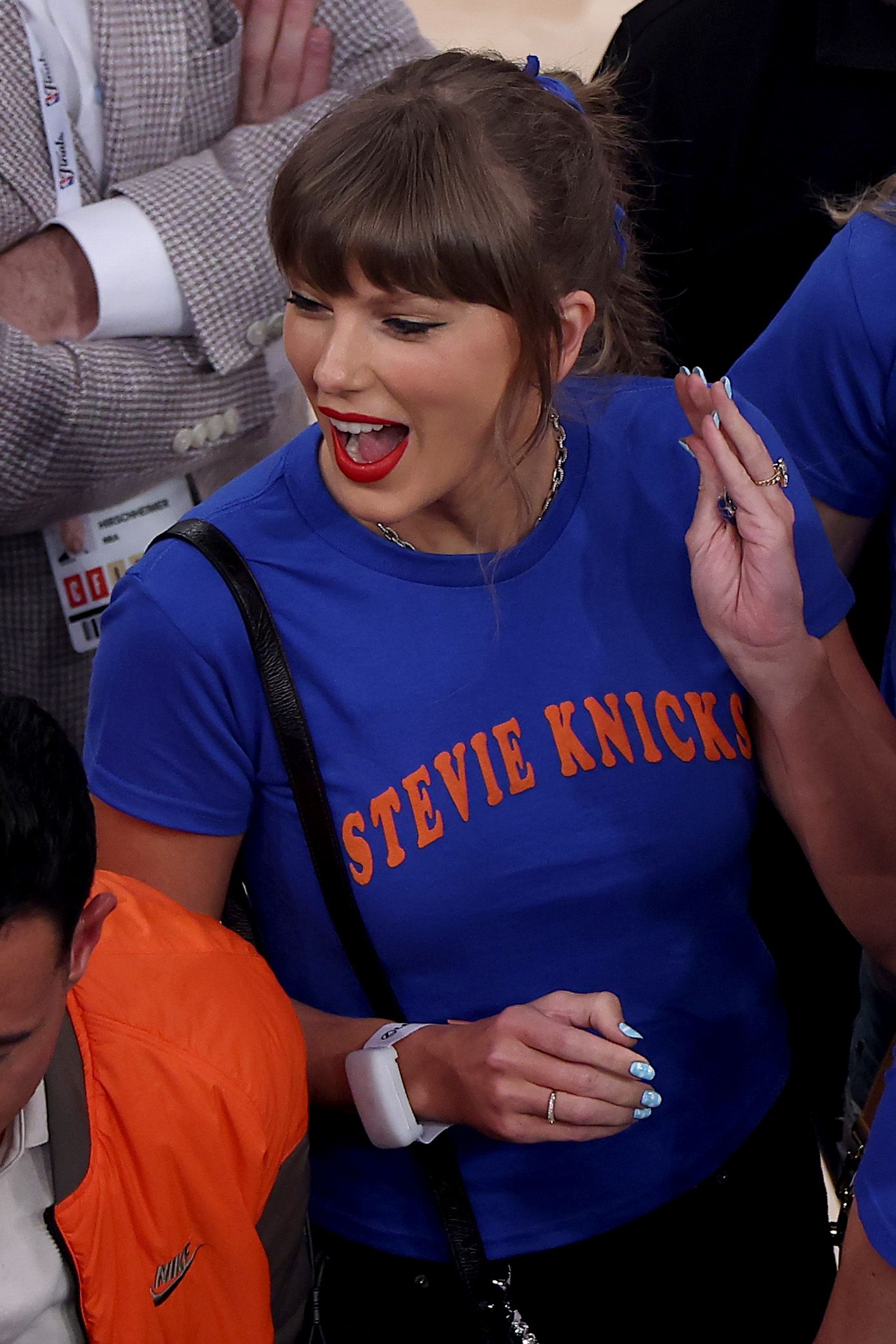 Photo of Taylor Swift at the New York Knicks game