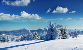 Carpathian Mountains in Ukraine