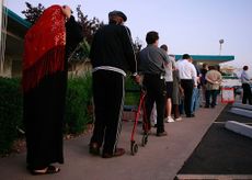 Long voting lines can deter voters. 