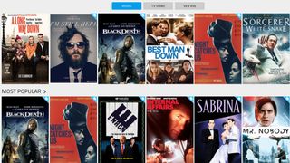 Selection of movies available on Popcornflix