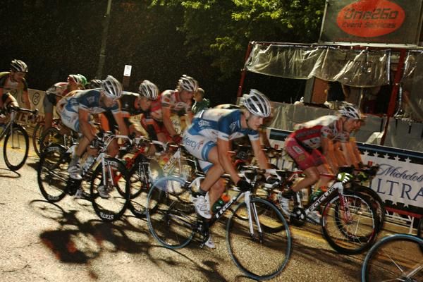 The racers had to endure remants of Hurricane Isaac