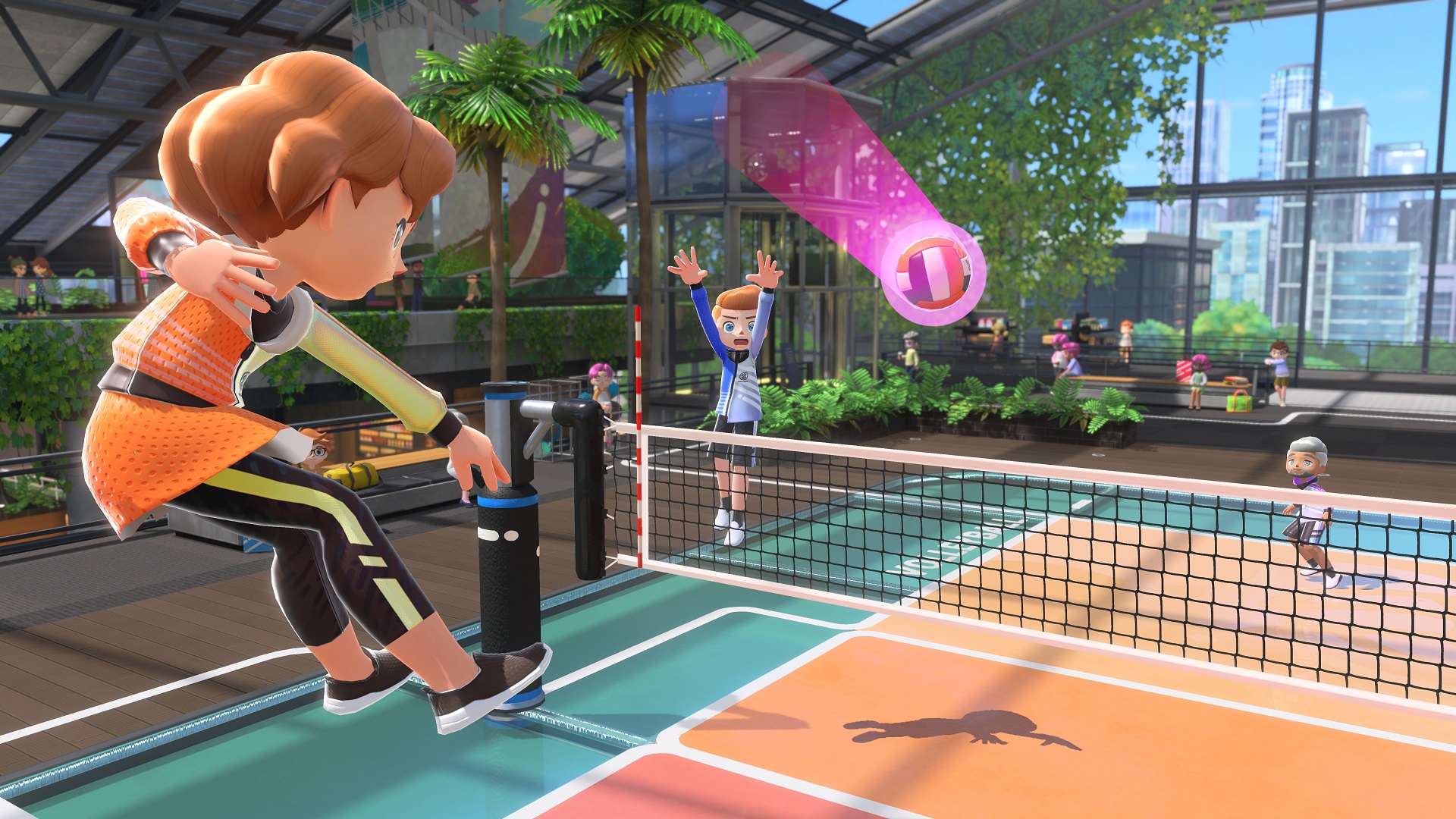 Play volleyball on Nintendo Switch Sports