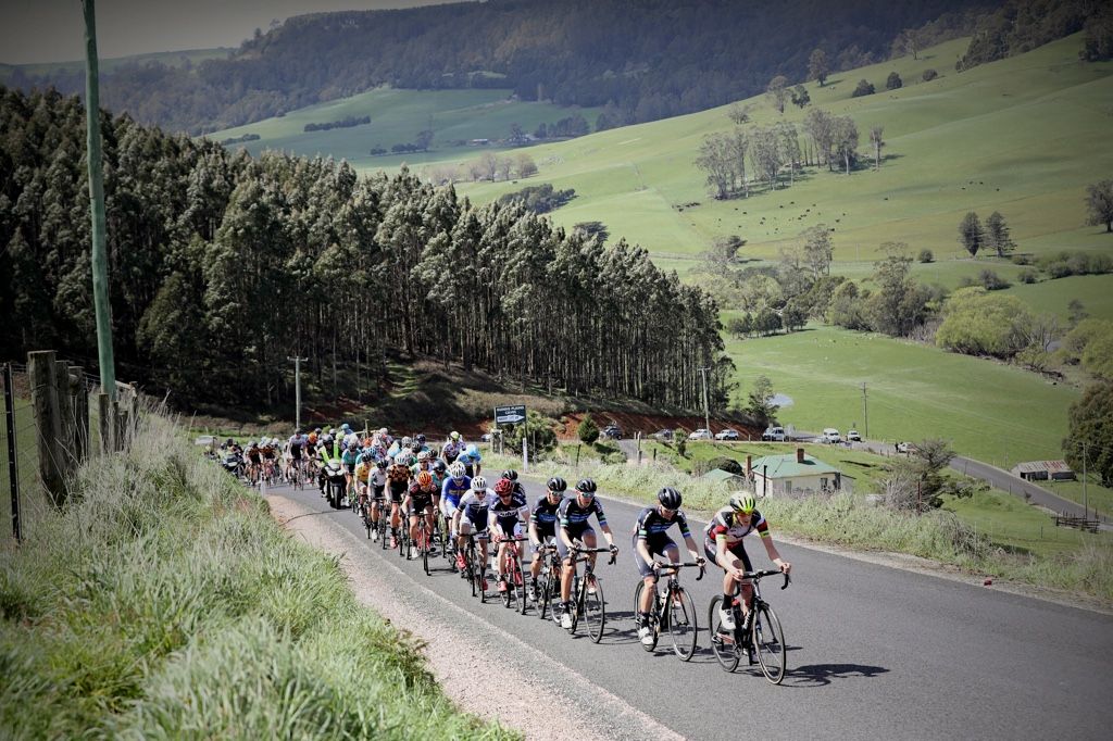 The riders out on stage 2
