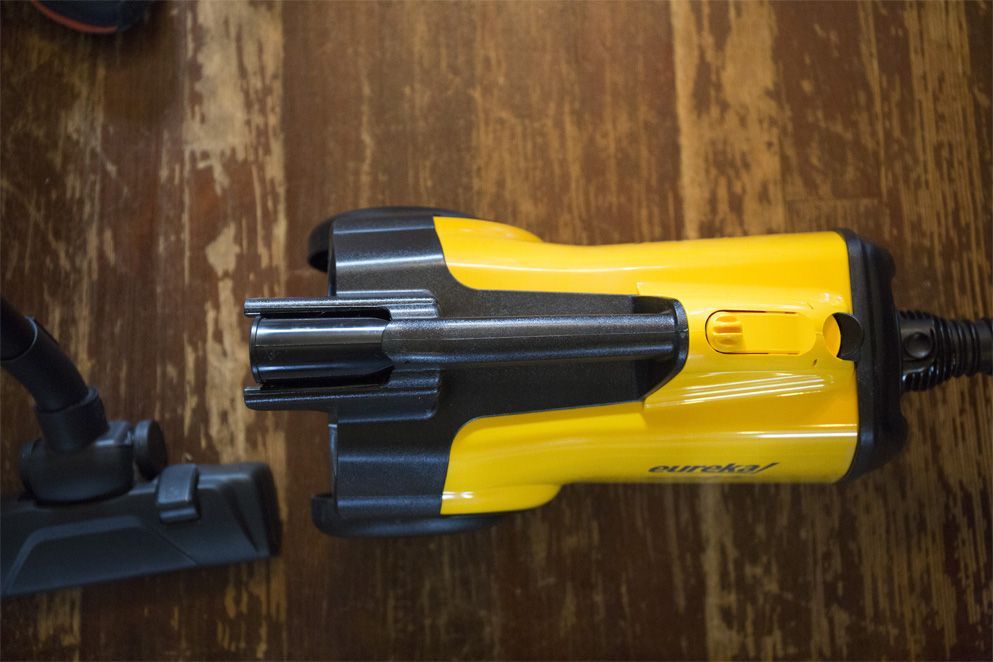 You can store the cleaning tools on the Mighty Mite.