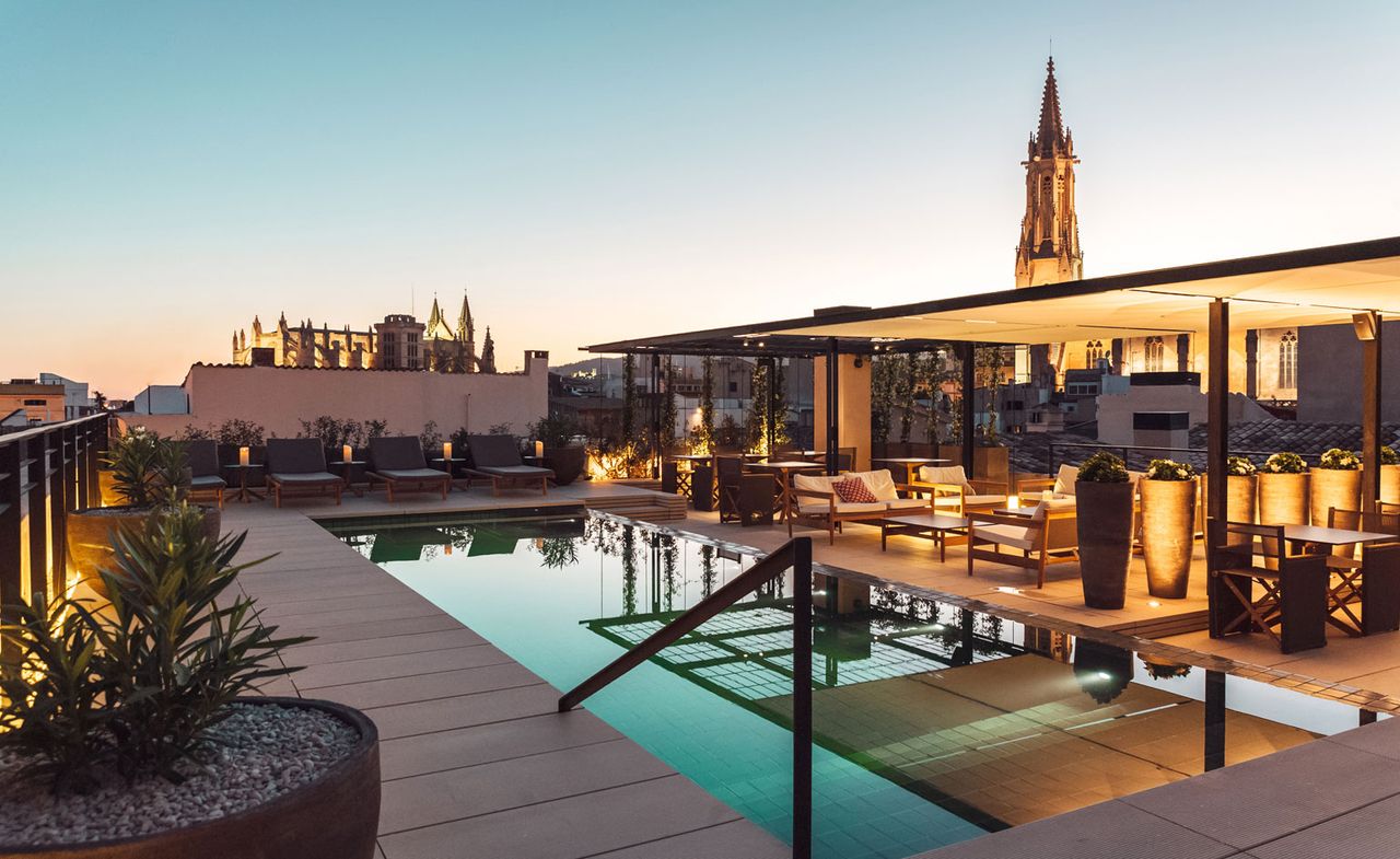 Hotel Sant Francesc — Mallorca, Spain - swimming pool and deck area