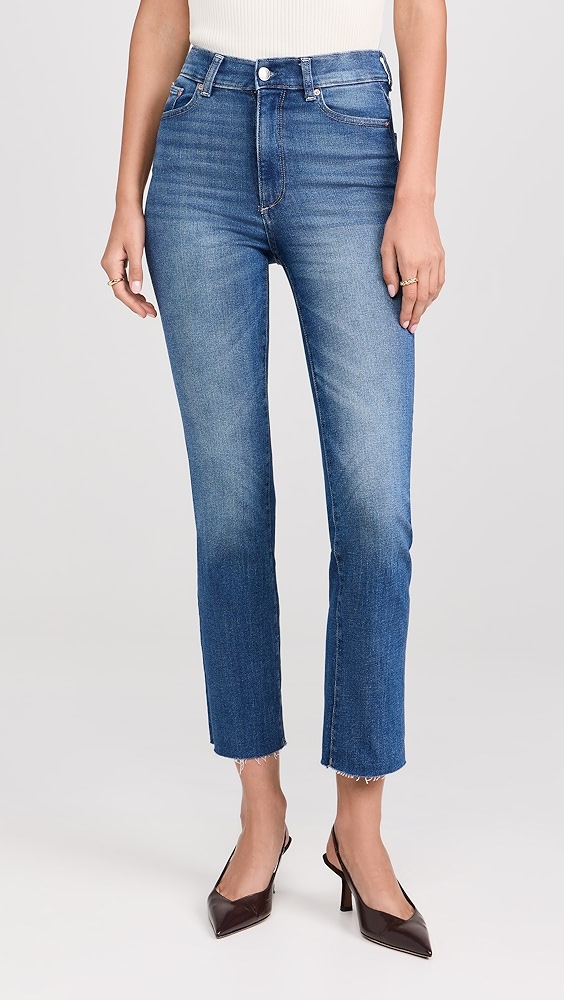 Dl1961 Halle Straight Instasculpt High Rise Jeans