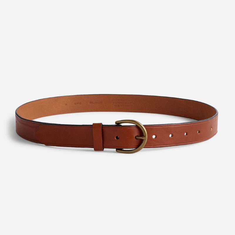 tan leather belt