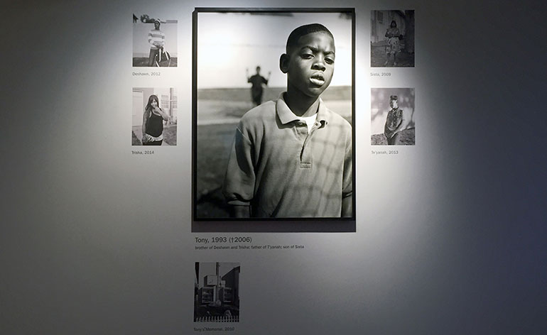 Portrait hanged on the wall