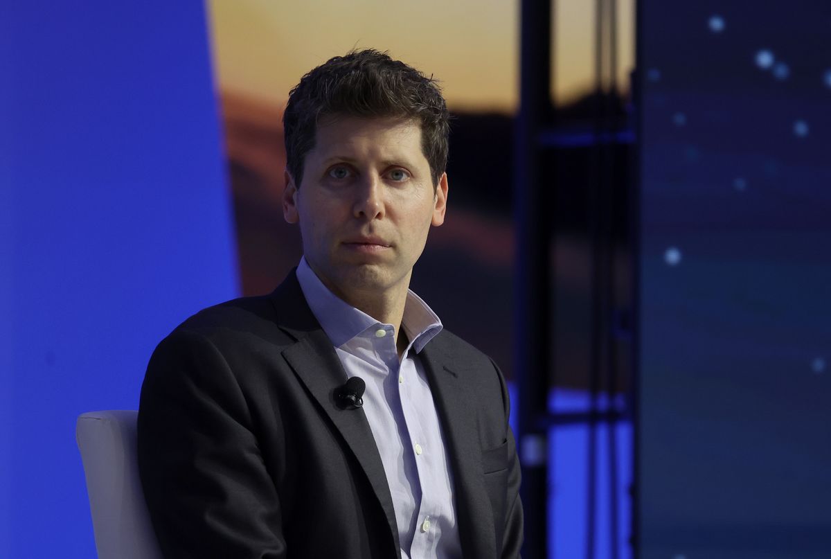 Sam Altman looks on during the APEC CEO Summit at Moscone West on November 16, 2023 in San Francisco, California