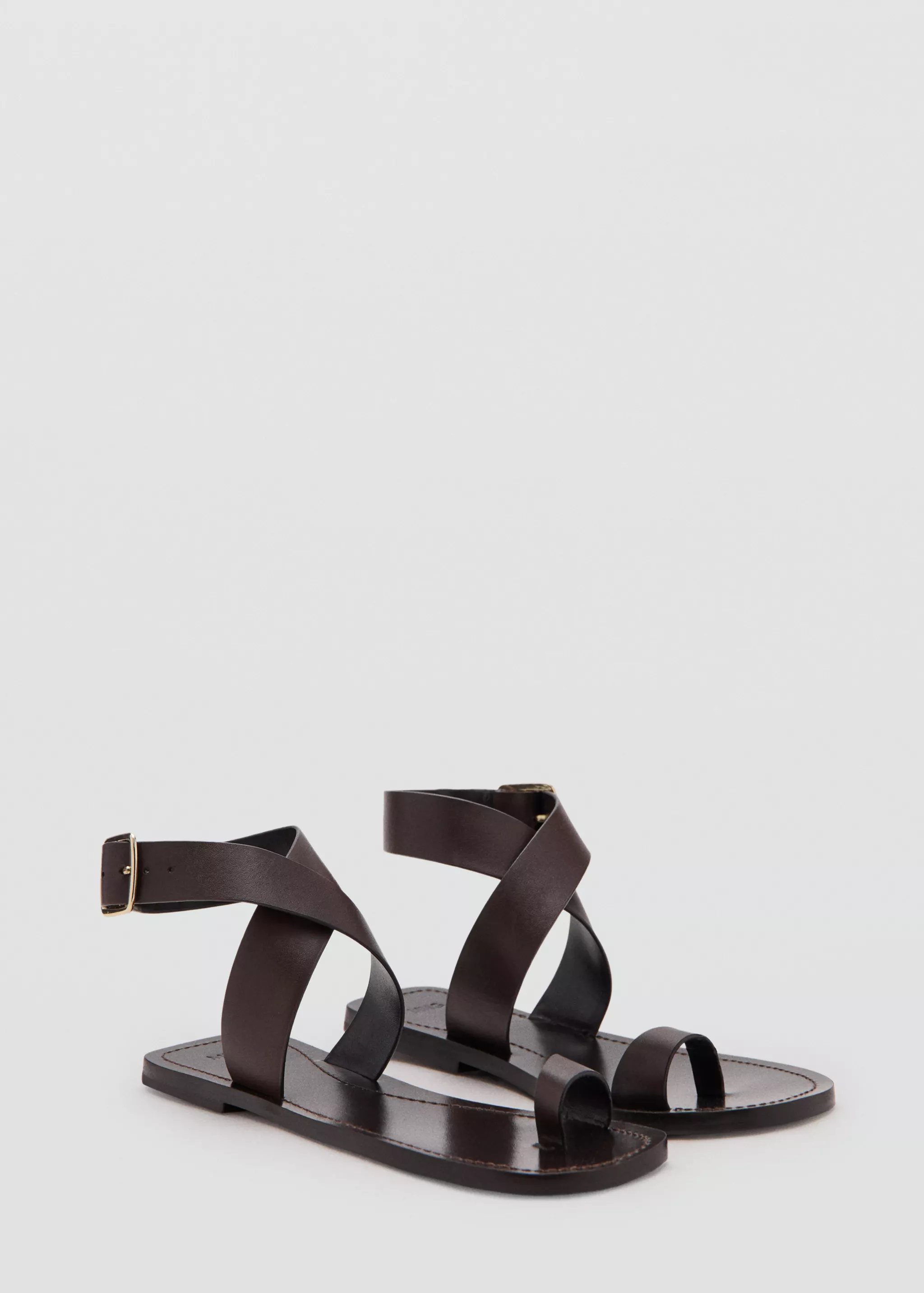 Flat Leather Sandal - Women | Mango Usa