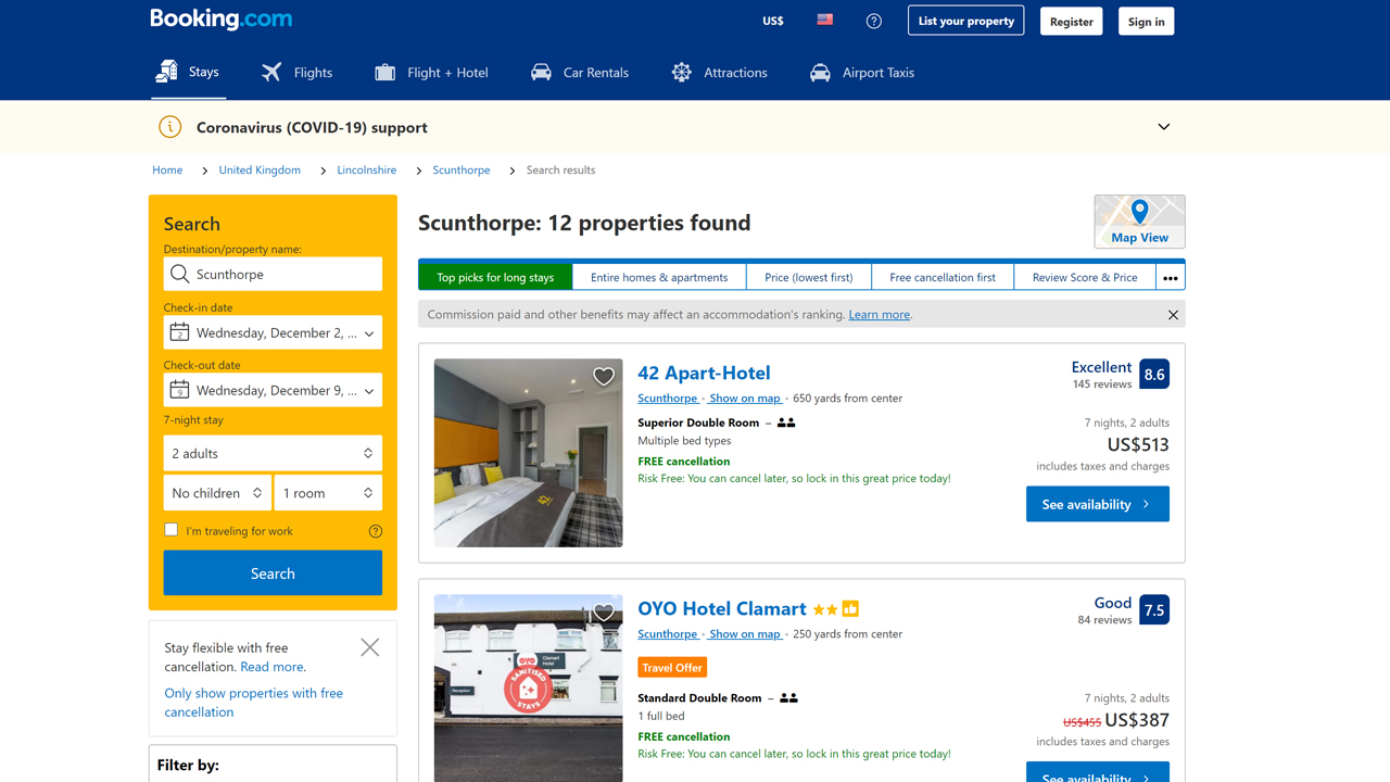 Best hotel booking sites 2024 Top Ten Reviews