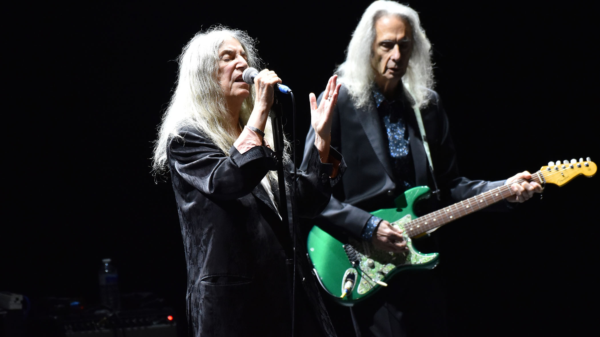 Patti Smith and Lenny Kaye