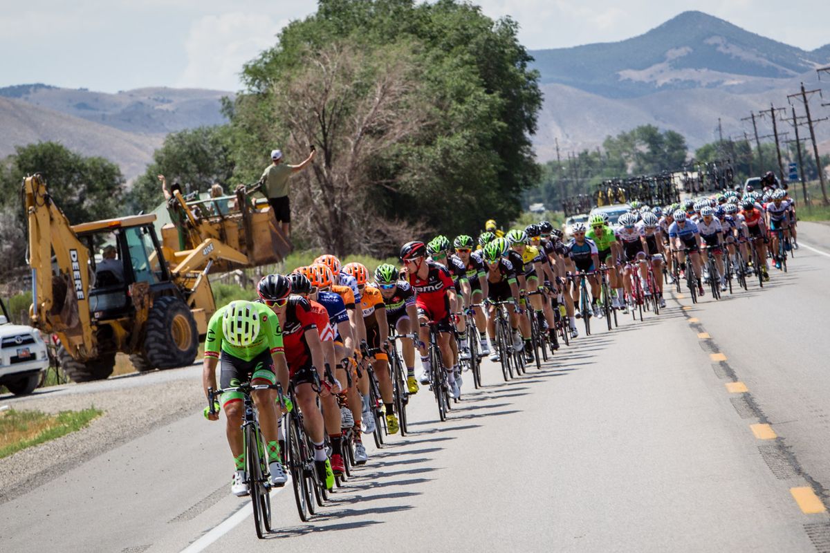 Cannondale-Drapac were working for Talansky for the stage. He would finish third