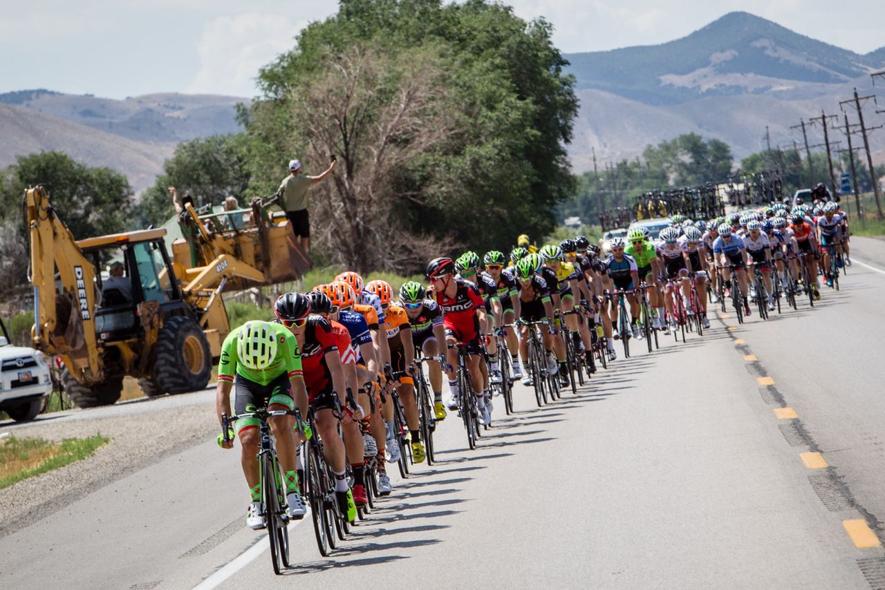 Cannondale-Drapac were working for Talansky for the stage. He would finish third