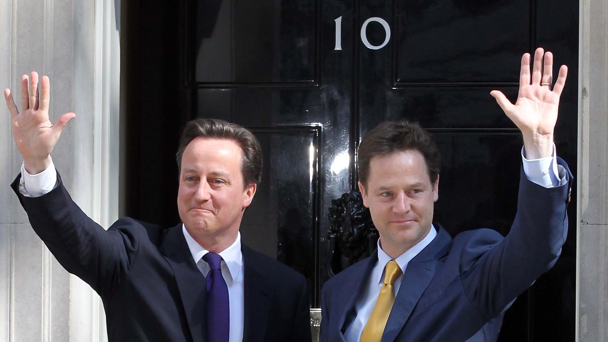 Nick Clegg and David Cameron