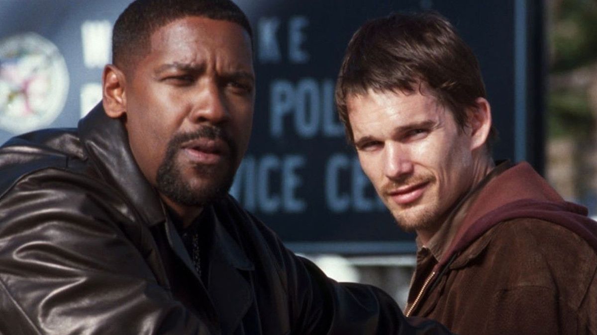 Denzel Washington and Ethan Hawke in Training Day