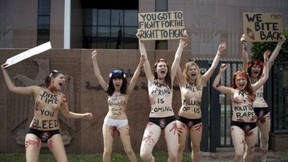 femen topless protests
