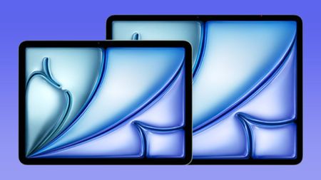 11-inch and 13-inch M3 iPad Air against blue gradient background