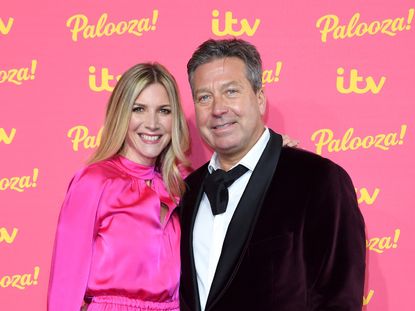 John Torode and Lisa Faulkner at the ITV Palooza