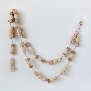 Wooden bead garland