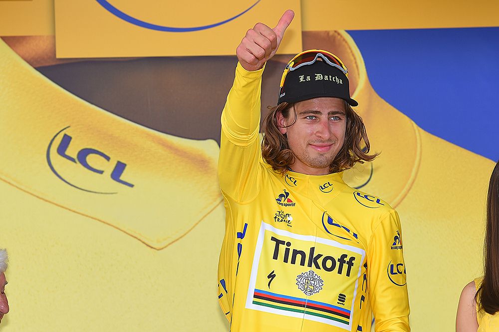 Peter Sagan stays in yellow