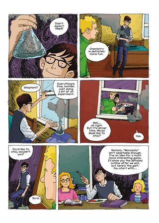 Excerpt from "Hawking" (First Second, July 2, 2019), written by Jim Ottaviani and illustrated by Leland Myrick.
