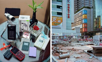  a few of M+ Museum curator of design Aric Chen's interesting finds. Right: parts of Huaqiangbei, considered to be the home of to the world's largest electronic market, have been closed since 2013 for construction, but are due to open again later this year