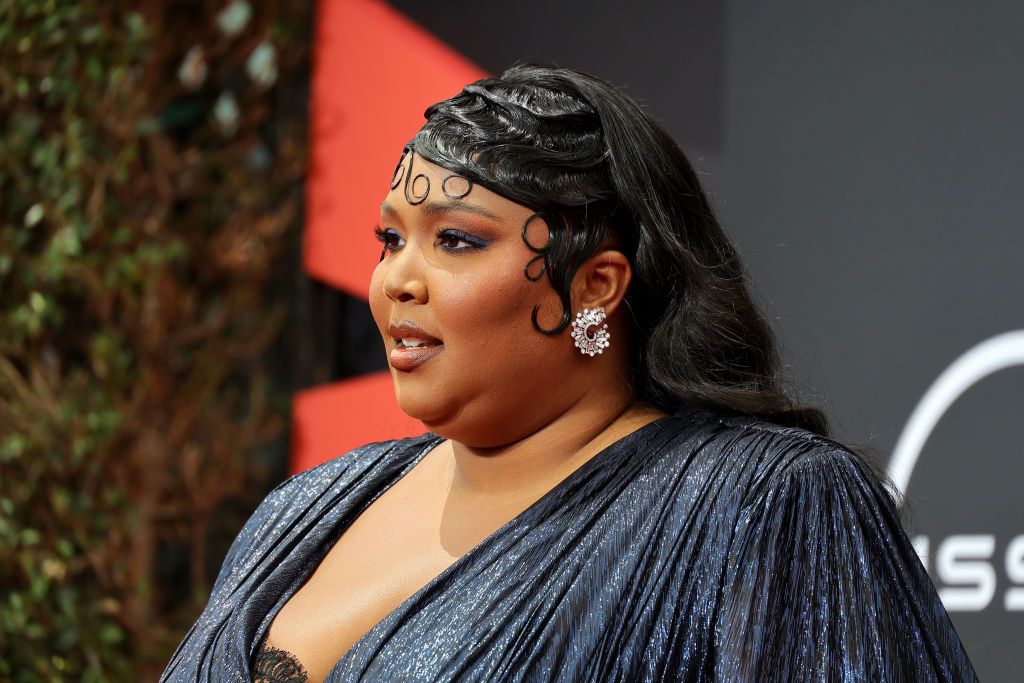  Lizzo attends the 2022 BET Awards at Microsoft Theater on June 26, 2022 in Los Angeles, California