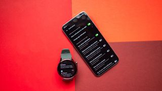 OnePlus Watch 2 notification settings on watch