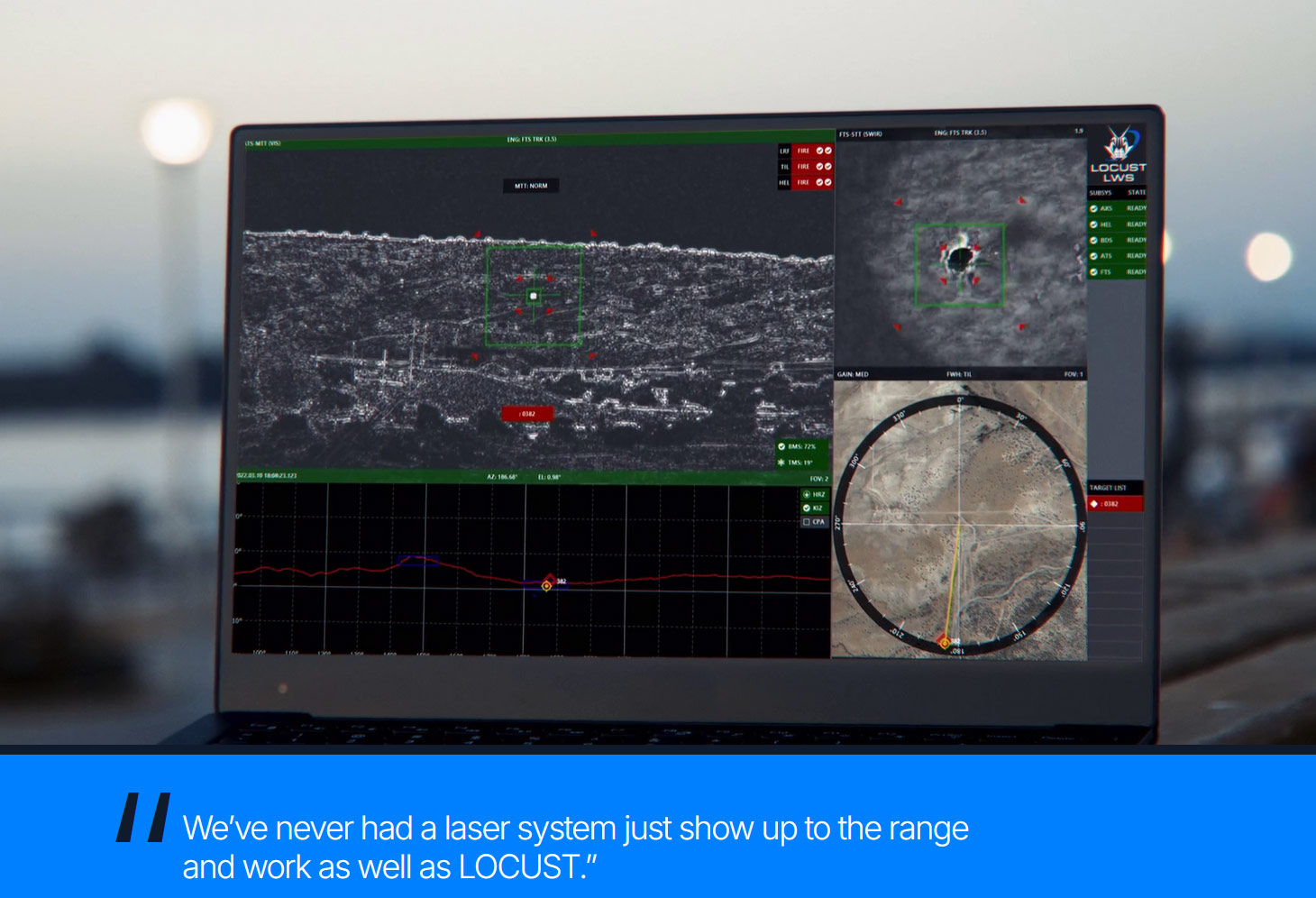 AV's mobile LOCUST Laser Weapon System