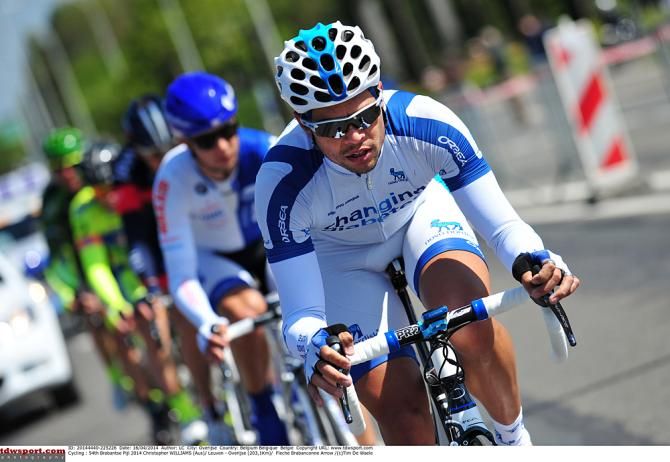 Christopher Williams (Novo Nordisk) leads the break