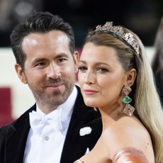 Blake Lively and Ryan Reynolds arrive to The 2022 Met Gala Celebrating "In America: An Anthology of Fashion" at The Metropolitan Museum of Art on May 02, 2022 in New York City.