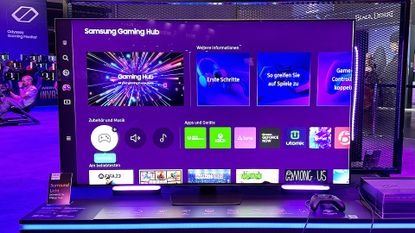 Samsung Gaming Hub on TV