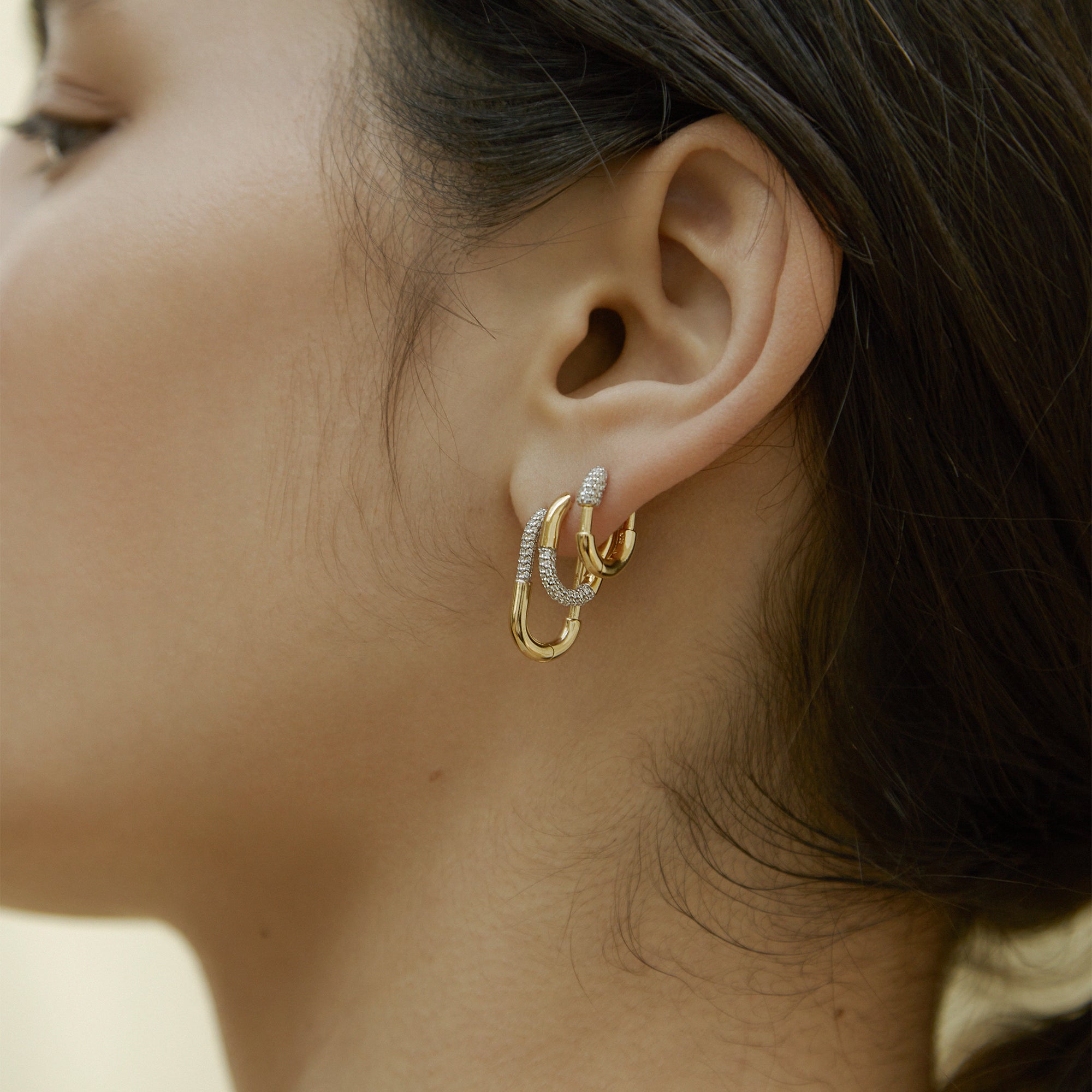 Pav&amp;eacute; Staple 3 Hoop Stacking Set