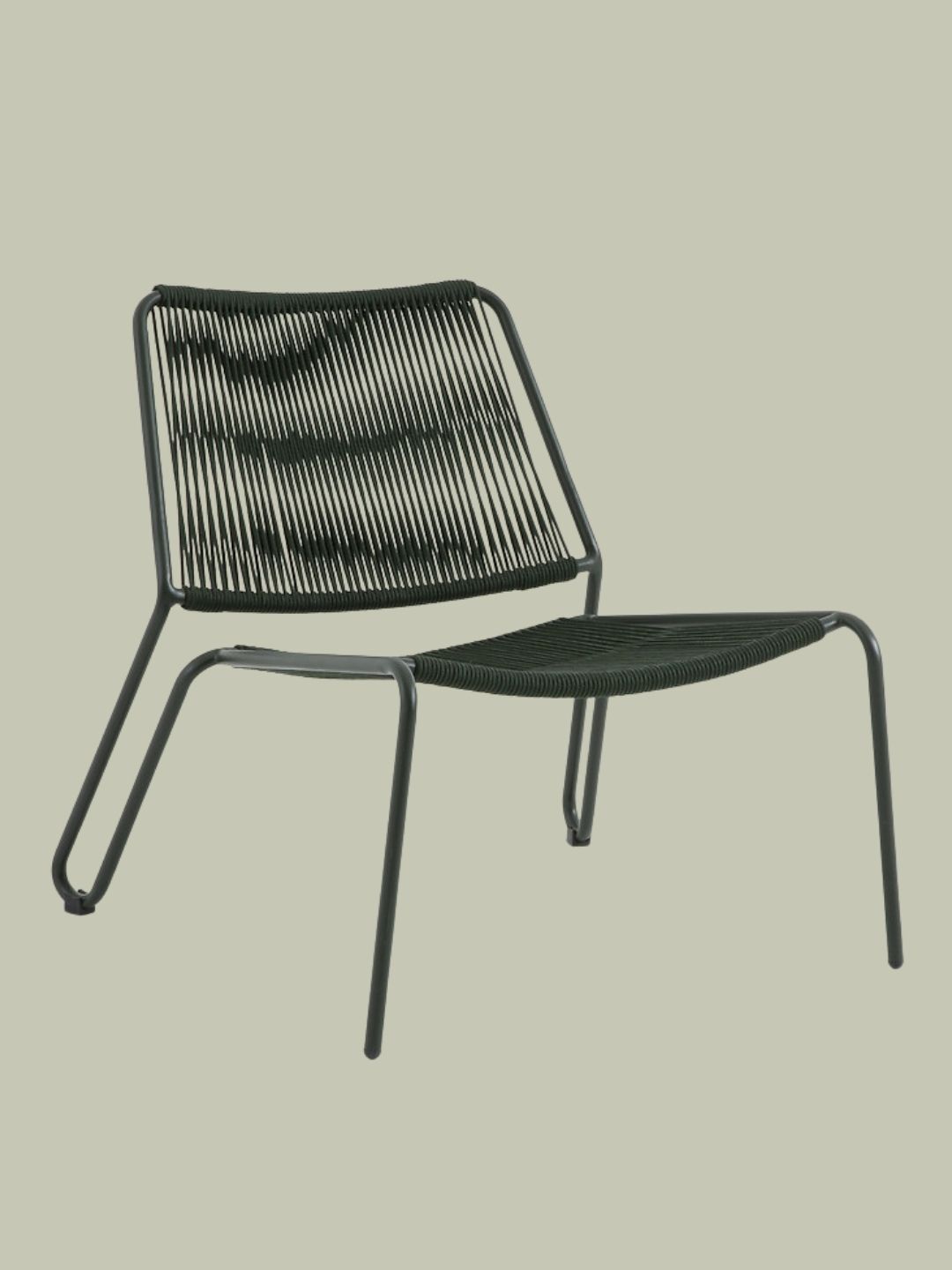 La Redoute, Masix Braided Rope Low Garden Chair