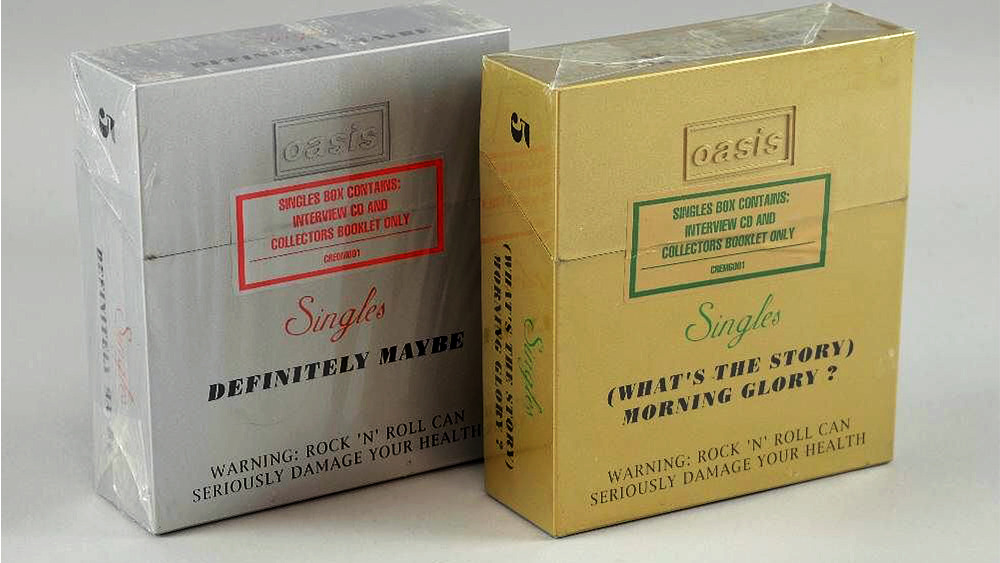 Oasis cigarette box singles collections