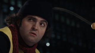 Matt Wood as John Belushi in his bee costume in Saturday Night