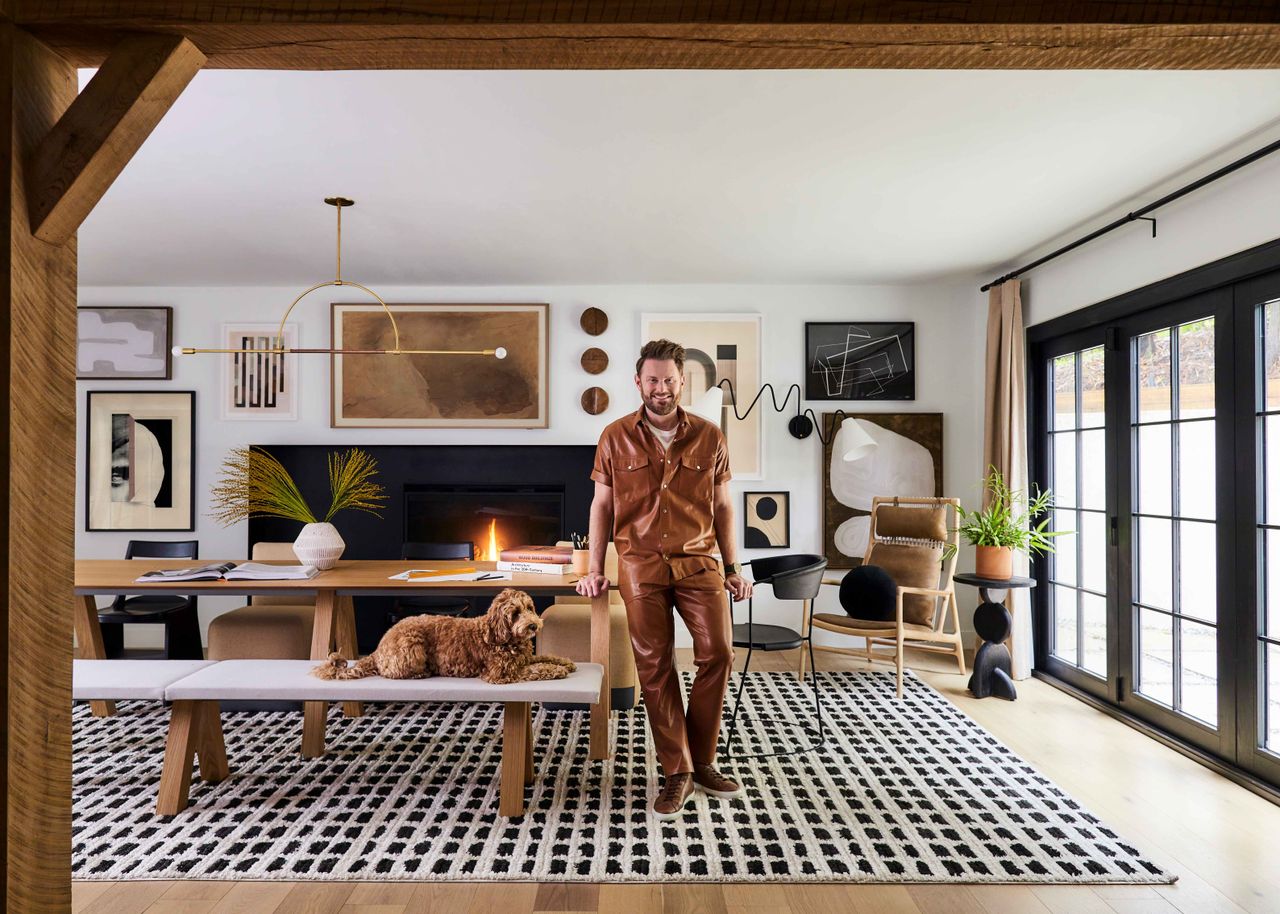 Bobby Berk inside of his California-based workspace.