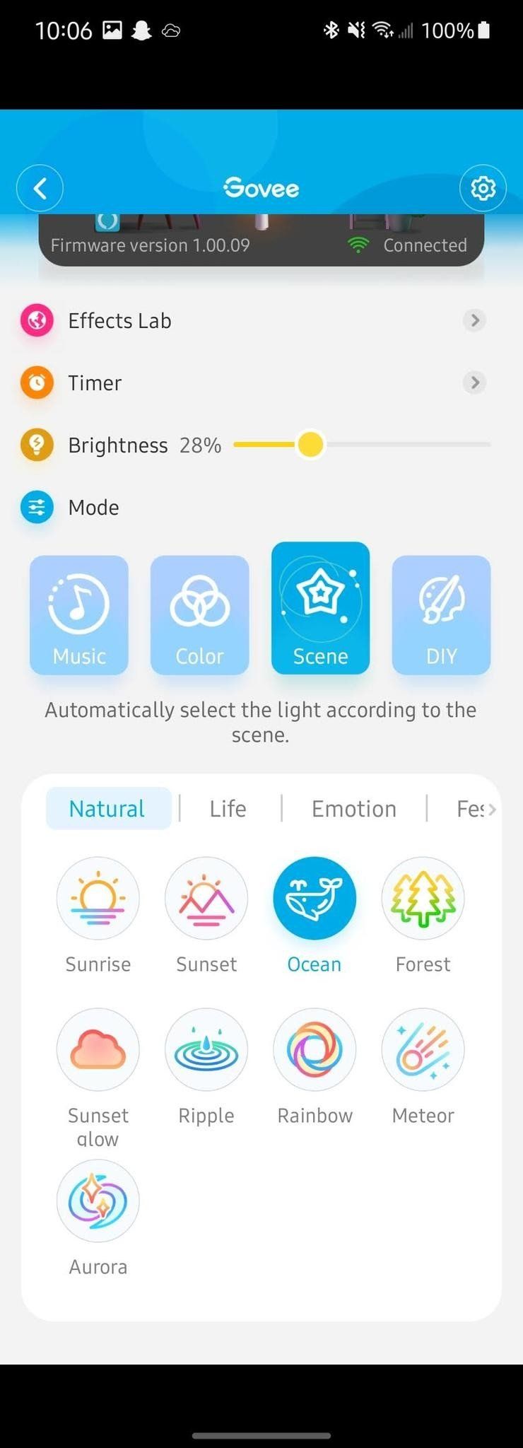 Govee Lyra Corner Floor Lamp Screenshot