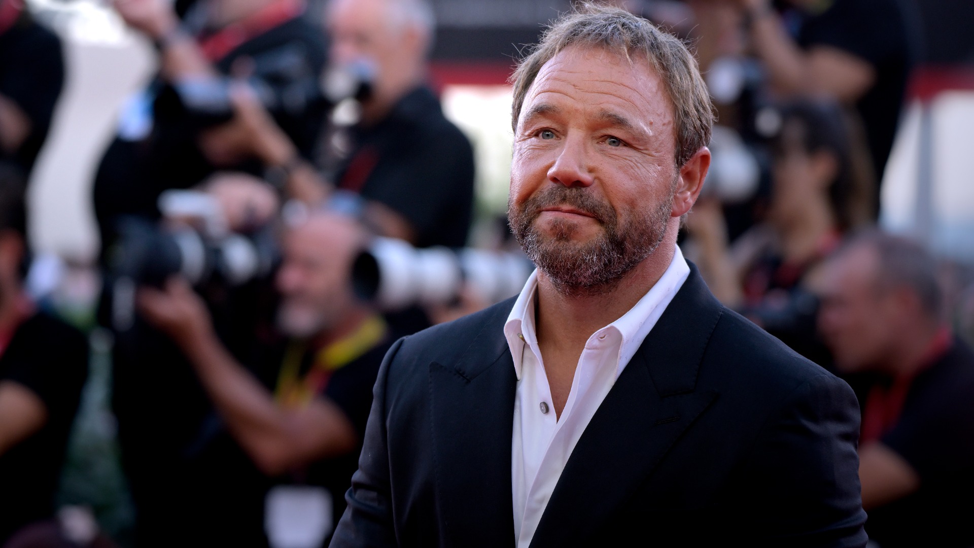 Stephen Graham at the premiere of the film &lsquo;Bunker&rsquo; at the Venice International Film Festival